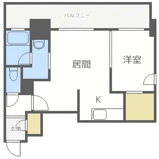 S-FORT豊平三条【5階】の間取り