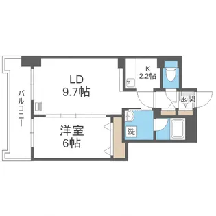 Square Ms614Ⅱ(スクエアマンション614Ⅱ)【2階】の間取り