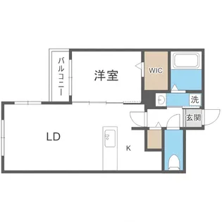 CARRERA行啓通【1階】の間取り