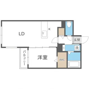 CARRERA行啓通【3階】の間取り