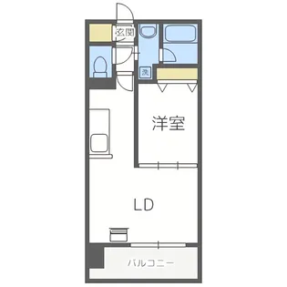 ヴォーネン円山裏参道【3階】の間取り