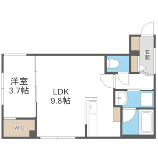エンノレジデンスS8【3階】の間取り
