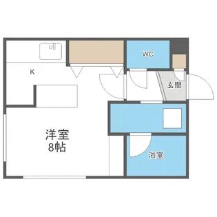 Roi Ciel (ロワ シエル)【1階】の間取り