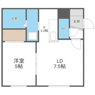 Avancer本通南【3階】の間取り