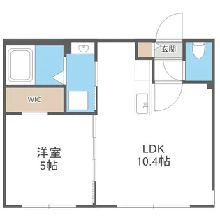 仮)ヴォヤージュ菊水【105号室】の間取り