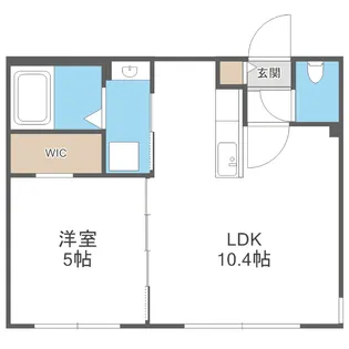 ヴォヤージュ菊水【305号室】の間取り