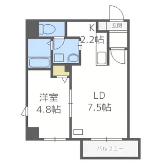 GARE89(ガレハチキュウ)【6階】の間取り