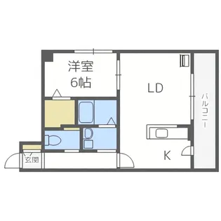 ニューライフサッポロ【3階】の間取り