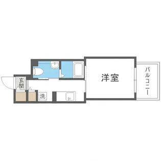 レジディア南1条【10階】の間取り