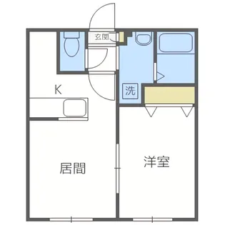 ブランノワールレサンテ【4階】の間取り