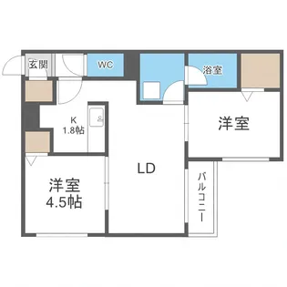 VILLA MT.HIRAGISHI(ヴィラマウントヒラギシ)【4階】の間取り