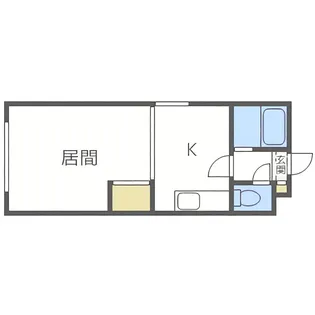 プロミストランド【202号室】の間取り