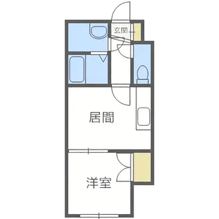 エクセレンス東札幌【1階】の間取り