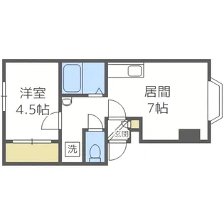 澄川2・4【3階】の間取り