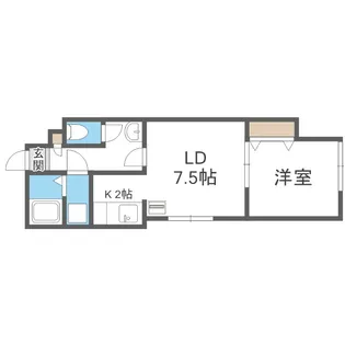 フェリシティ【102号室】の間取り