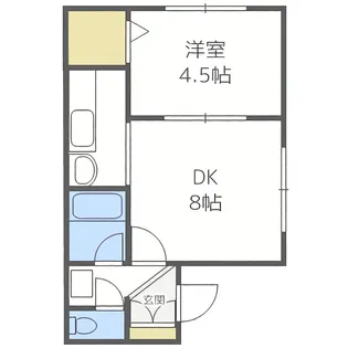 ライズ本郷通壱番館【2階】の間取り
