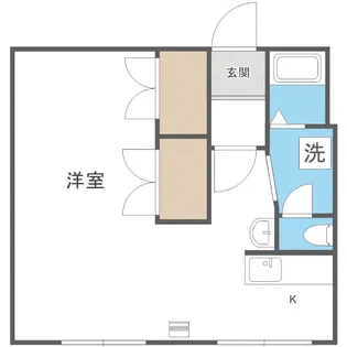 レジデンスふれあい【307号室】の間取り