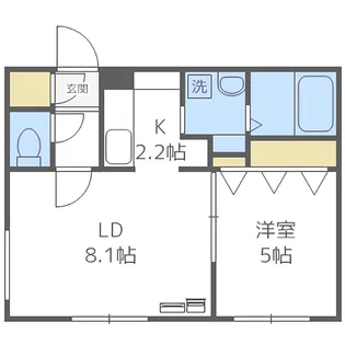 VIALATTEA美園(ヴィアラッティア美園)【2階】の間取り