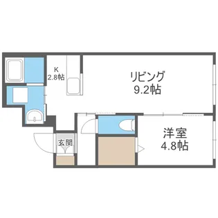 グランメール中島パーク【4階】の間取り