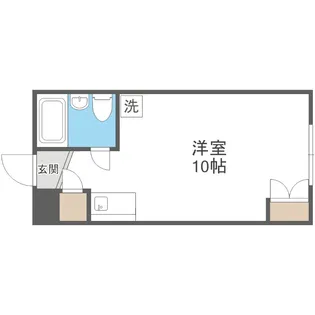 パークコート中の島【402号室】の間取り
