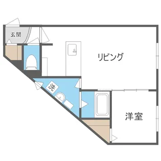 レブニーズ ザ・レジデンス 月寒中央【3階】の間取り