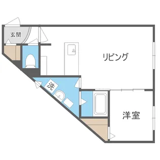 レブニーズ ザ・レジデンス 月寒中央【4階】の間取り