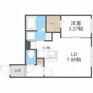 Ritz GRANDE中島公園(リッツグランデ中島公園)【4階】の間取り