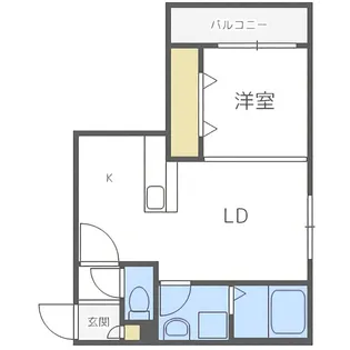 Leia札幌【3階】の間取り