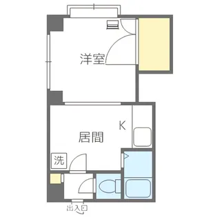 メゾンドシャルム【401号室】の間取り