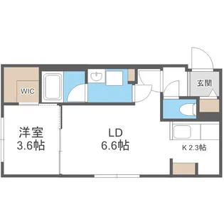 LA・GARE(ラ・ガーレ)【1階】の間取り