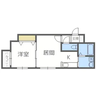 ルチアーノ山鼻【1階】の間取り