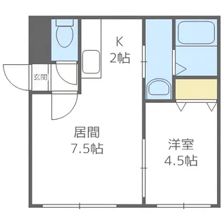 NOON澄川【3階】の間取り