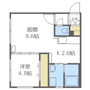 Mieux Vivre(ミュウヴィーブル)【3階】の間取り