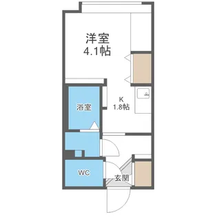ピュア東彩館 VI【5階】の間取り
