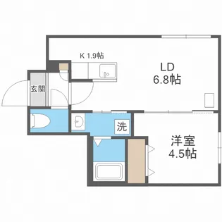 レクスベイル澄川【2階】の間取り