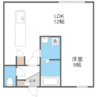 PROUD南郷(プラウド南郷)【1階】の間取り