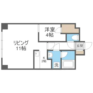 ノール山鼻【603号室】の間取り
