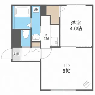 プレナス1【4階】の間取り