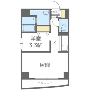 札幌レジデンス植物園【9階】の間取り