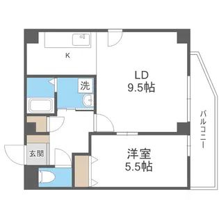 ヴェルジェ65【4階】の間取り
