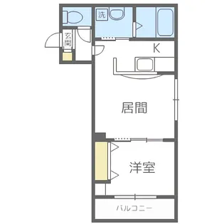 Luna26(ルナ26)【401号室】の間取り