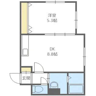 プレセンスS20【4階】の間取り