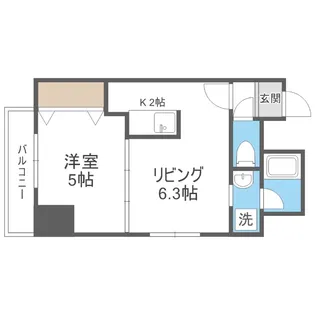 アイビーパレス52【8階】の間取り