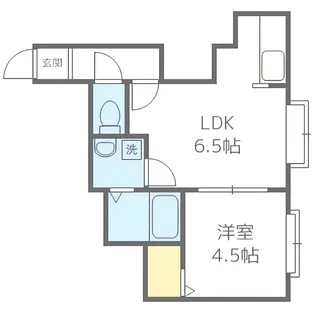 TEN CITY【207号室】の間取り