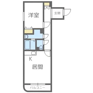フォルテ616【402号室】の間取り