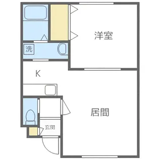 エクシード南15条【2階】の間取り