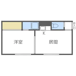 スリーマンション【102号室】の間取り