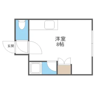 シェール松岡【401号室】の間取り