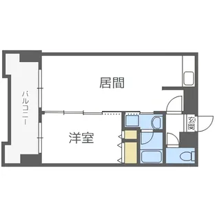 グランカーサ南9条【8階】の間取り