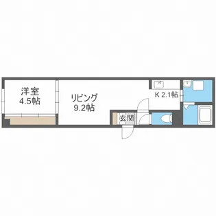 LiTHOS-M(リトス-エム)【2階】の間取り